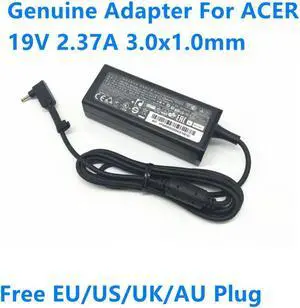 OIAGLH 19V 2.37A 45W 3.0x1.0mm ADP-45HE B PA-1450-26 A13-045N2A AC Adapter For  SWIFT 1 SF113 R7 S7 Laptop Charger