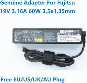 OIAGLH 19V 3.16A 60W 3.5x1.35mm PXW1931N CP500575-01 Power Supply AC Adapter For Fujitsu Laptop Charger