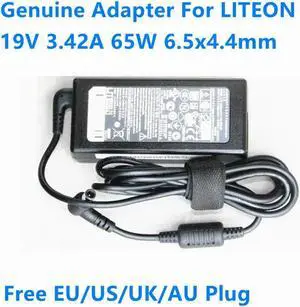 OIAGLH 19V 3.42A 65W LITEON PA-1650-68 AC Adapter For R400 M2380D M2780DF C500 ADP-65JH AB LCD Monitor Power Supply Charger