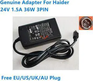 OIAGLH 24V 1.5A 36W 3PIN HDAD36W101 Power Supply AC Adapter For POS Printer Power Charger