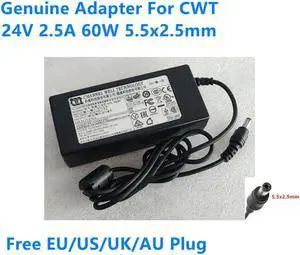 OIAGLH 24V 2.5A 60W 5.5x2.5mm KPL-060M KPL-060M-VI AC Adapter For CWT Power Supply Charger