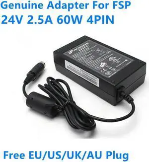 OIAGLH 24V 2.5A 2A 60W 4PIN FSP060-DAAN2 Power Supply AC Adapter For H00000901 HU10142-16137 Laptop Charger