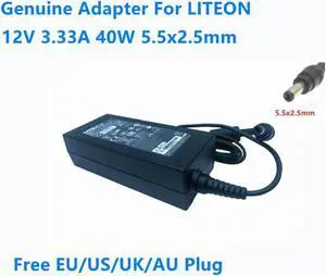 OIAGLH 12V 3.33A 40W 5.5x2.5mm LITEON PA-1041-81 PA-1041-0 Power Supply AC Adapter For Monitor Charger
