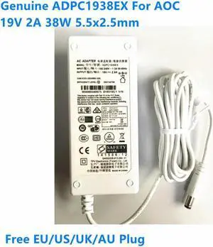 OIAGLH ADPC1938EX 19V 2A 38W ADPC1936 AC Adapter For  220C4LSB/93 247ESQ 276E7Q LCD Monitor Power Supply Charger