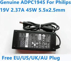 OIAGLH ADPC1945EX 45W 19V 2.37A ADPC1945 AC Adapter For 224E5Q 257E7 237E4Q 247E4L 247E6Q LCD Monitor Power Charger