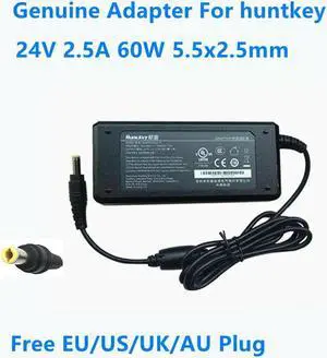 OIAGLH 24V 2.5A 60W 5.5x2.5mm HKA06024025-7F Power Supply AC Adapter For Monitor Charger