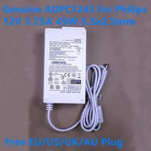 OIAGLH 12V 3.75A 45W 5.5x2.5mm ADPC1245 AC Adapter For 239C4Q E2271HDS 227E4QH ADPC12416AB Monitor Power Supply Charger