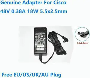 OIAGLH 48V 0.38A 0.375A PSC18U-480 EADP-18VB B CP-PWR-CUBE-3 341-0206-03 AC Adapter For SWITCHING Power Supply Charger