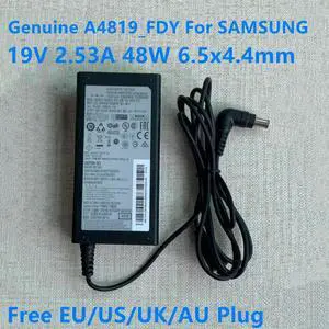OIAGLH A4819_FDY 19V 2.53A 48W AC Adapter For BN44-00835A UN32J4000 HW-K360 HW-R450 TV LCD Monitor Power Supply Charger