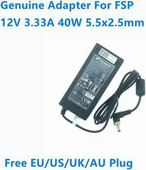 OIAGLH 12V 3.33A 40W 5.5x2.5mm FSP040-RHAN2 FSP040-DGAA1 Power Supply AC Adapter For Monitor Laptop Charger