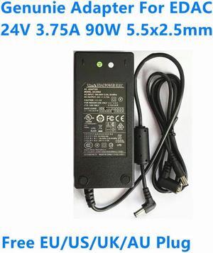 OIAGLH Genunie For EDAC EA10952 90W 24V 3.75A EA10952E EA10953 EXA0904YJ Power Supply AC Adapter ENERTRONIX Laptop Charger EA11013C-240