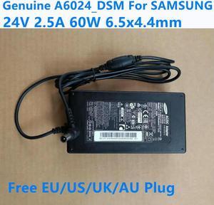 OIAGLH 24V 2.5A 60W A6024_DSM A6024_FPN AC Adapter For HW-J550 HW-J450 HW-F550 HW-J355 A6324_DSM BN44-00639A Charger