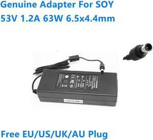 OIAGLH 53V 1.2A 6.5x4.4mm SOY-5300120 AC Adapter For  DVR POE  Switching Power Supply Charger