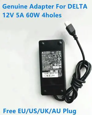 OIAGLH 12V 5A 60W 4holes DELTA EADP-60MB B 341-0501-01 Power Supply AC Adapter For 891F 892F ROUTER Charger