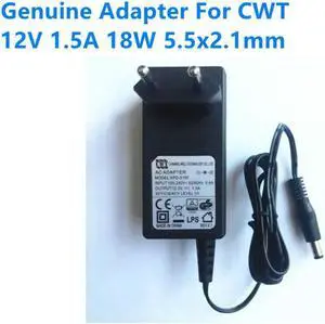 OIAGLH EU Plug 12V 1.5A 18W 5.5x2.1mm AC Adapter For CWT KPD-018F   MSA-C1500IC12.0-18P-DE Power Supply Charger