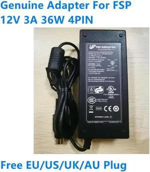 OIAGLH 12V 3A 36W 4PIN FSP036-DGAA1 AC Adapter For Power Supply Charger