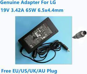 OIAGLH 19V 3.42A 65W ADS-65AI-19-3 19065E EAY65689605 PA-1650-68 Power Supply AC Adapter For R400 M2280D Monitor Charger