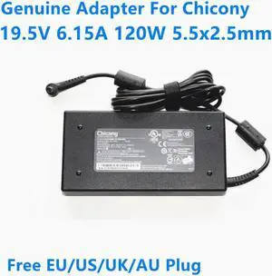 OIAGLH 19.5V 6.15A 120W Chicony A12-120P1A AC Adapter ADP-120MH D For GE60 GE70 GP70 GS70 GS60 Gaming Power Supply Charger