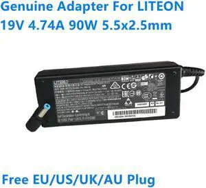 OIAGLH 19V 4.74A 90W 5.5x2.5mm LITEON PA-1900-32 Power Supply AC Adapter For Laptop Charger