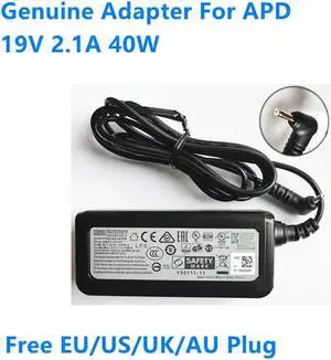 OIAGLH 19V 2.1A 40W DA-40A19 Power Supply AC Adapter For APD HASEE Laptop Charger