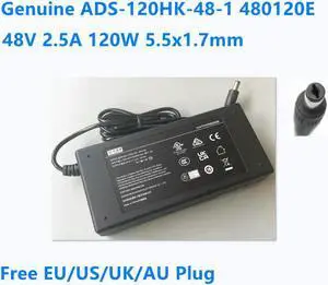 OIAGLH 48V 2.5A 120.0W 5.5x1.7mm Honoto ADS-120HK-48-1 480120E Power Supply AC Adapter For  POE Charger