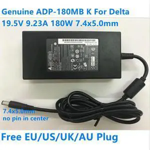 OIAGLH 19.5V 9.23A 180W 7.4x5.0mm Delta ADP-180MB K AC Adapter For GE63 GE75 RAIDER 8SE GL63 Laptop Power Supply Charger
