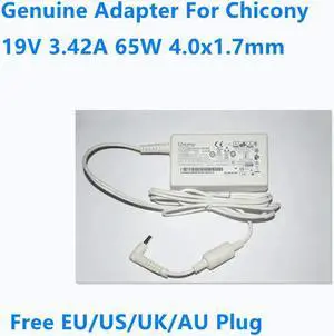OIAGLH 19V 3.42A 65W 4.0x1.7mm Chicony A18-065N3A A065R202P Power Supply AC Adapter For Laptop Charger