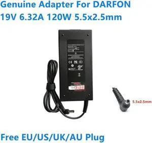 OIAGLH 19V 6.32A 120W 5.5x2.5mm BAA21902 Power Supply AC Adapter For Laptop Charger