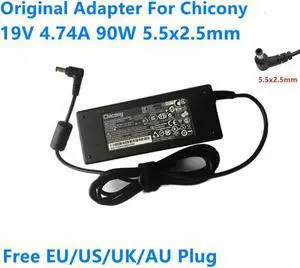 OIAGLH Chicony A10-090P3A 19V 4.74A 90W 5.5x2.5mm A16-090P1A AC Adapter For PS42 A15-090P1A Laptop Power Supply Charger