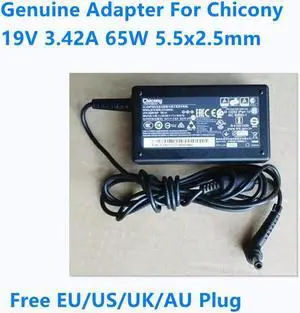 OIAGLH 19V 3.42A 65W 5.5x2.5mm Chicony A18-065N3A A065R184P A065R216P Power Supply AC Adapter For Laptop Charger