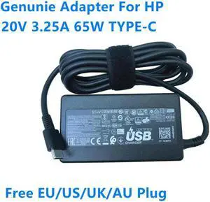 OIAGLH 20V 3.25A 65W USB-C TPN-DA20 TPN-CA21 L65505-002 AC Adapter For 5V 9V 3A 12V 5A 15V 4.33A Laptop Power Supply Charger