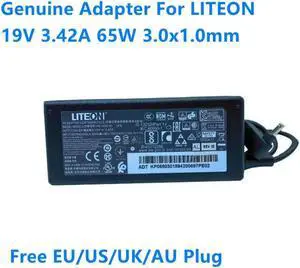 OIAGLH LITEON PA-1650-50 LPS 19V 3.42A 65W 3.0x1.0mm Chicony A18-065N3A AC Adapter For Laptop Power Supply Charger