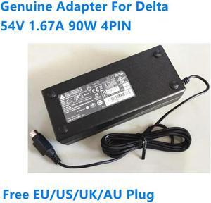 OIAGLH 54V 1.67A 90W 4PIN AC Adapter For DELTA ADP-90CR B Power Supply Charger