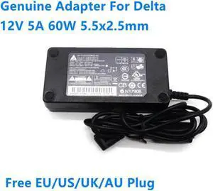 OIAGLH 12V 5A 60W 5.5x2.5mm Delta DPS-60PB A DPS-60PB F AC Adapter For Laptop Monitor Power Supply Charger