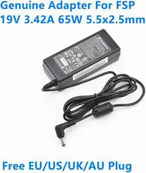 OIAGLH 19V 3.42A 65W FSP065-REBN2 FSP065-REB FSP065-REC FSP065-RECN2 AC Adapter For X555U MEDION E6232 Laptop Charger