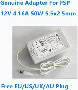 OIAGLH 12V 4.16A 4.1A 4A 50W 5.5x2.5mm FSP050-DIBAN2 FSP050-DBAB1 AC Adapter For Monitor Power Supply Charger