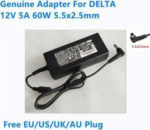 OIAGLH 12V 5A 4.16A 60W 5.5x2.5mm Delta ADP-60KD B Power Supply AC Adapter For Monitor Laptop Charger