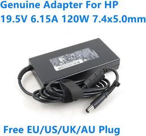 OIAGLH 19.5V 6.15A 120W 7.4x5.0mm HSTNN-LA25 HSTNN-DA25 AC Adapter For Envy DV4 DV6-7301TX DV7-7300SG X18 Laptop Charger