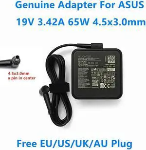 OIAGLH 19V 3.42A 65W 4.5x3.0mm AD10500 ADP-65GD D EXA1203YH Power Supply AC Adapter For Laptop Charger