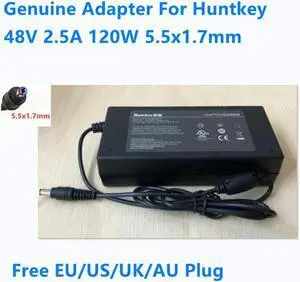OIAGLH 48V 2.5A 120W 5.5x1.7mm HKA12048025-7E AC Adapter For  DVR POE Power Supply Charger