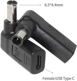 USB Type-C Converter Laptop Dc Power Supply Adapter 6.5*4.4mm Laptop Adapter Charger Fit for Sony Vaio Fit for Lg