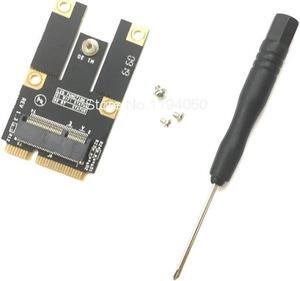 NGFF M.2 Key A Wifi Bluetooth Card to Mini PCI-E Converter Adapter for Intel 7260 7265 8260 8265 9260 9560 AX200