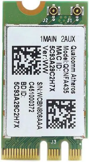 Wireless Adapter Card for Qualcomm Atheros QCA9377 QCNFA435 802.11AC 2.4G/5G NGFF WIFI CARD Bluetooth 4.1