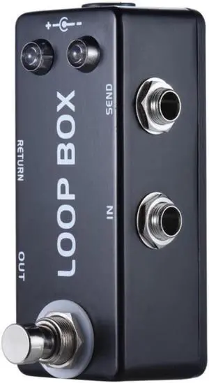 MOSKY Loop Box Electric Guitar Pedal Effects Pedal Support for Guitar Kit Loop Box Synthesizer Effector Mini True Bypass Looper