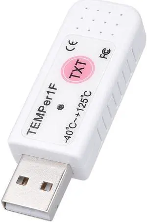 PC Sensor USB Thermometer Temperature Sensor Data Logger Recorder for PC Laptop White