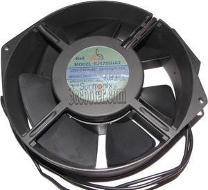 SANJUN 175*55MM SJ1755HA2 220~240V 50/60Hz 0.18A 2 wires 17CM AC fan, Cabinet fan UPS fan inverter cooler
