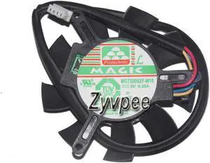 magic MGT5005XF-W10 5V 0.35A 4 wires 4 pins notebook cpu fan