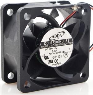 1pcs AD05012MB257000 for ADDA high air volume fan 12V 5025 50mm 0.20A Dual ball bearing cooling fan