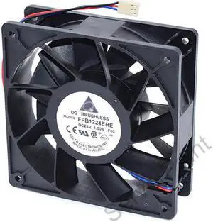 FFB1224EHE-F00 DC 24V 1.50A 3- wire Server Square Strong Wind Cooling Fan