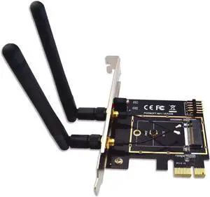 M.2 NGFF Key A A+E to Mini PCI-E Adapter Wireless WiFi Bluetooth Network Card Converter PCI-Express 1X M2 NGFF Support 2230 2242